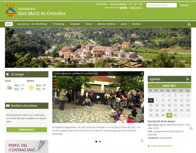 Nou web de Sant Martí de Centelles