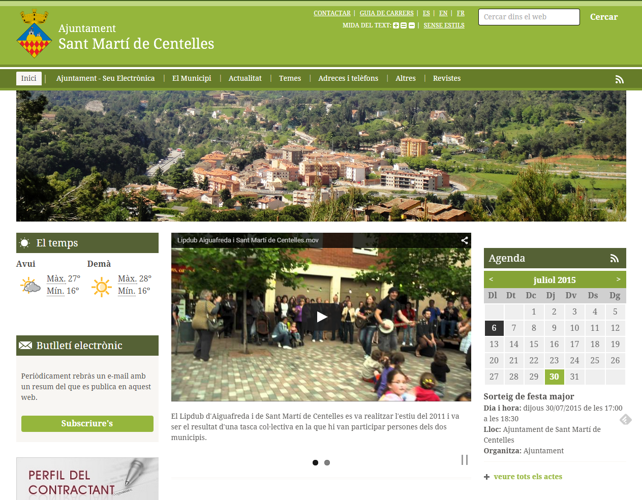 Nou web de Sant Martí de Centelles