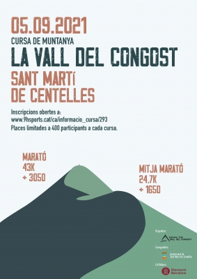 cartell Cursa la Vall del Congost