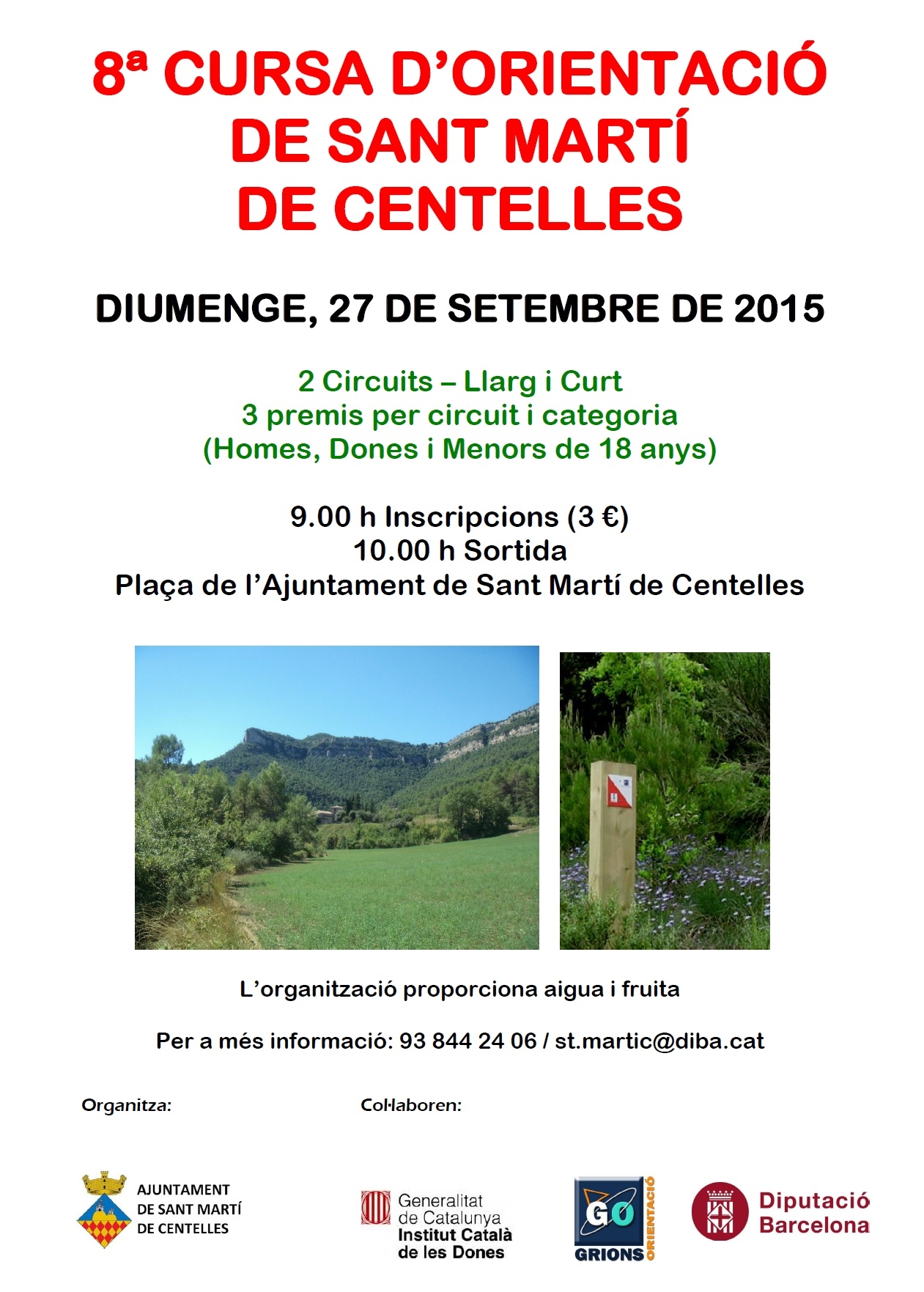 8ª CURSA D'ORIENTACIÓ DE SANT MARTÍ