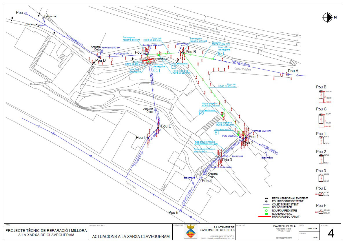 Ajuntament de Sant Martí de Centelles - L’Ajuntament avança en la regularització del sector UAU-5 amb la finalització de la seva urbanització L’Ajuntament avança en la regularització del sector UAU-5 amb la finalització de la seva urbanització
